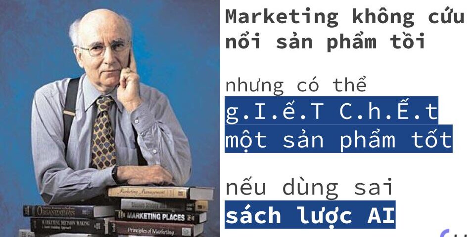 Kotler on AI Marketing Great marketing won't save a bad product. No amount of clever strategy can cover up an offer that isn't truly aligned or delivering deep value.