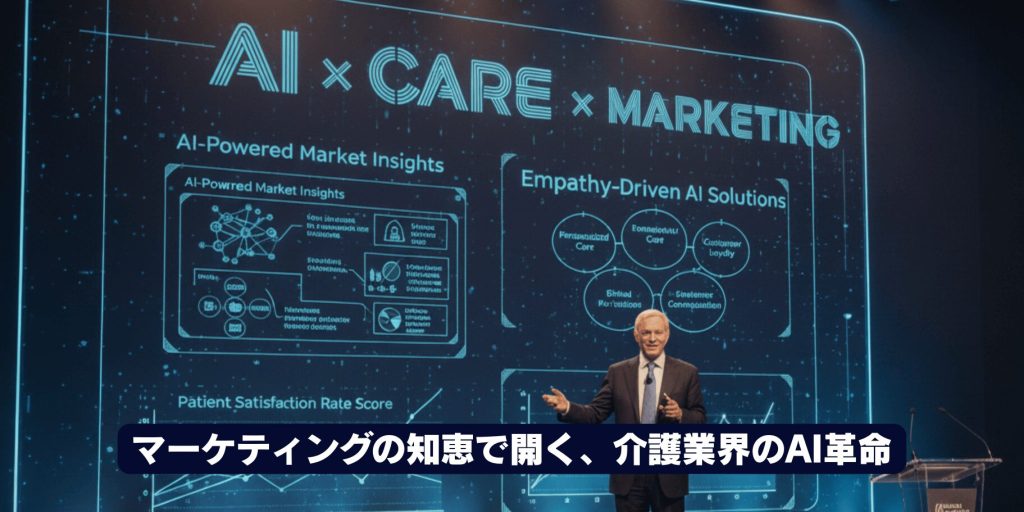 【AI x 介護DX】介護業界の未来を切り拓く：コトラーに学ぶ「AI x 介護」のマーケティング戦略